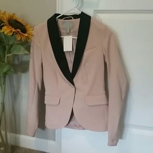 H&M Pink Tuxedo Jacket
